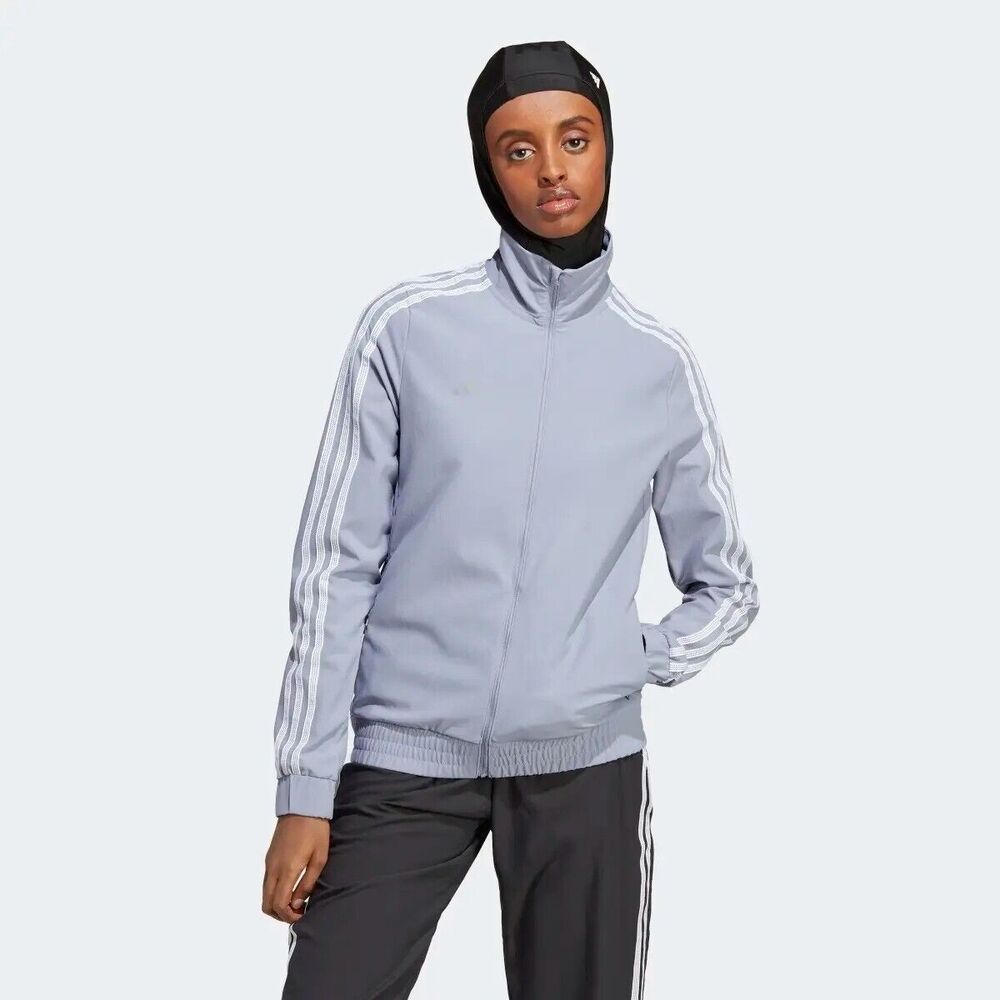 Adidas The Trackstand Cycling Jacket HR4628 light blue women Medium NEW